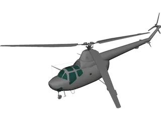 Mil Mi-1 3D Model