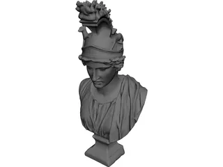 Bust Athena 3D Model