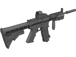 M4A1 3D Model