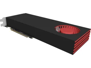 AMD Radeon 6970 3D Model