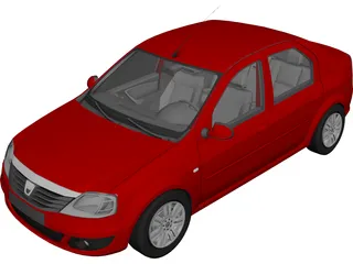 Renault Logan 3D Model