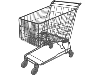 Shopping Cart 3D Model