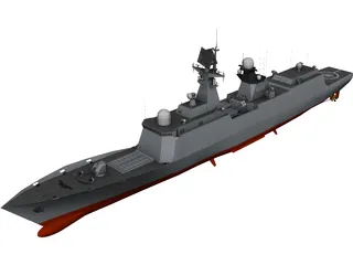 Type 054A Frigate 3D Model