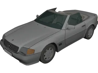 Mercedes-Benz 500SL 3D Model