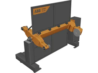 ABB Positioner IRBP K-300 CAD 3D Model