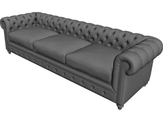 Chester Sofa 3D Model