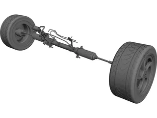 Power Steering CAD 3D Model