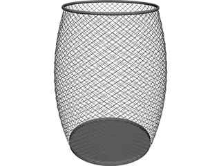 Trash Bin 3D Model