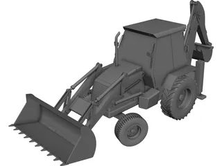 JCB 3DX CAD 3D Model