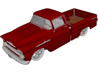 Chevrolet Apache Fleetside (1958) 3D Model