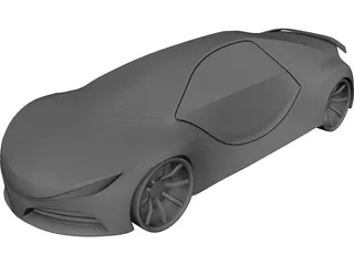 Z02 Concept Car 3D Model