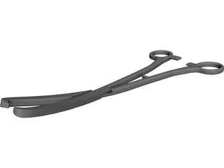 Medical Scissor Kocher 3D Model