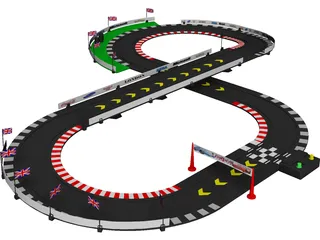 Racing Track 3D Model