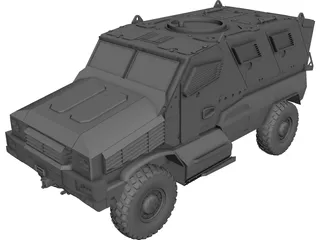 MRAP CAD 3D Model