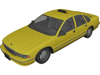 Chevrolet Taxi 3D Model