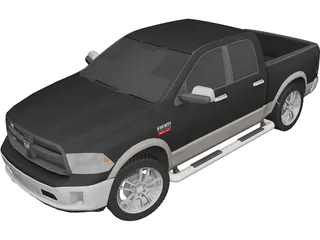 Dodge Ram (2013) 3D Model 3D Preview