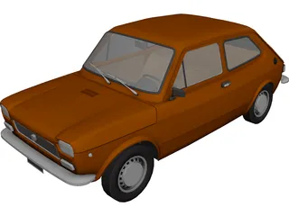 Fiat 127 (1971) 3D Model