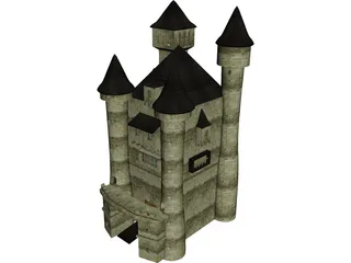 Dark Castle 3D Model 3D Preview