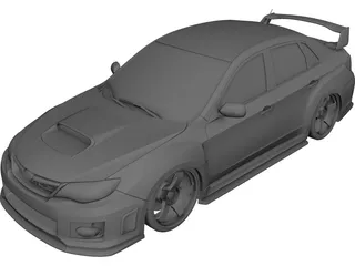 Subaru Impreza WRX STi 3D Model