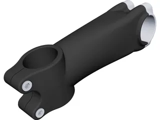 Stem 130mm CAD 3D Model