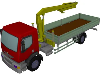 Renault Midlum CAD 3D Model