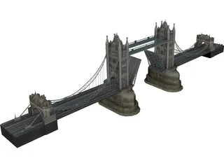 Tower Bridge 3D Model