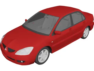 Mitsubishi Lancer (2004) 3D Model