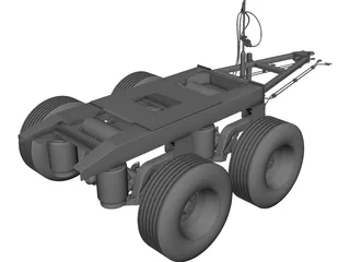C-402 Converter Dolly CAD 3D Model