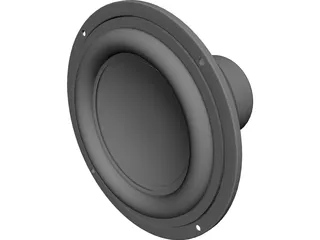 Tang Band W6-1139SG Speaker CAD 3D Model