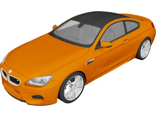BMW M6 Coupe (2013) 3D Model
