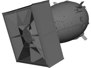 Atom Bomb 3D Model