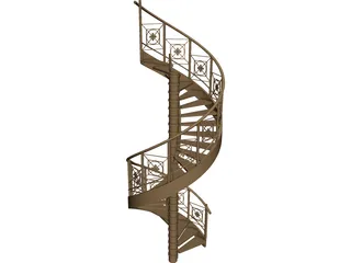 Stairs 3D Model