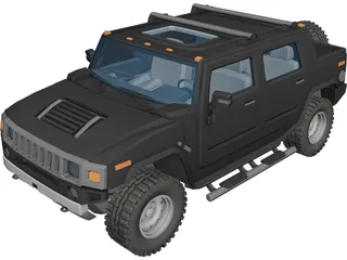 Hummer H2 3D Model