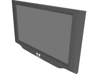 Panasonic Plasma TV 3D Model