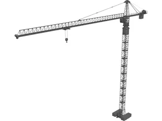 Tower Crane 3D Model