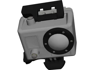 Gopro Hero2 CAD 3D Model