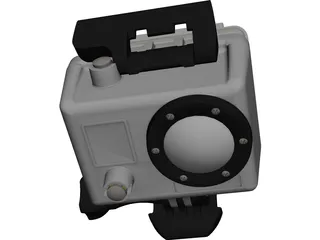 Gopro Hero2 3D Model