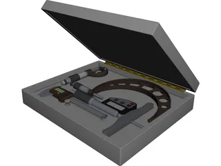 Measuring Instruments CAD 3D Model