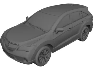 Acura RDX (2013) 3D Model 3D Preview