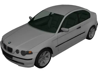 BMW 3 Series Compact E46 (2004) 3D Model 3D Preview