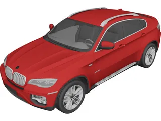 BMW X6 (2013) 3D Model