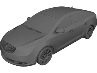Buick LaCrosse (2010) 3D Model