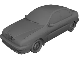 Daewoo Lanos (2000) 3D Model