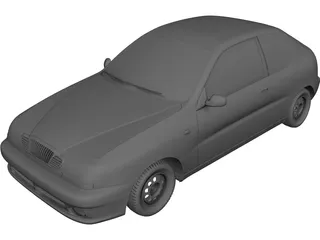 Daewoo Lanos Hatchback (2000) 3D Model