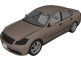 Nissan Fuga (2007) 3D Model