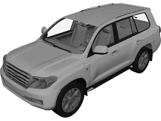Toyota Land Cruiser (2010) 3D Model