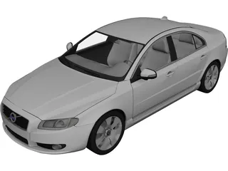 Volvo S80 (2011) 3D Model