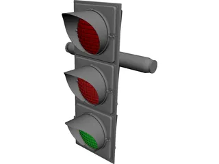 Traffic Light 3D Model