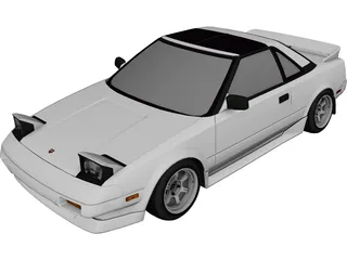 Toytota MR2 Mk1 (1984) 3D Model