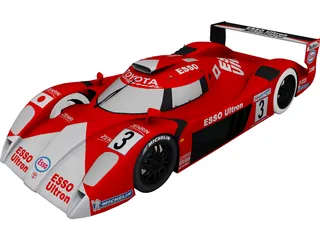 Toyota GT1 TS020 3D Model